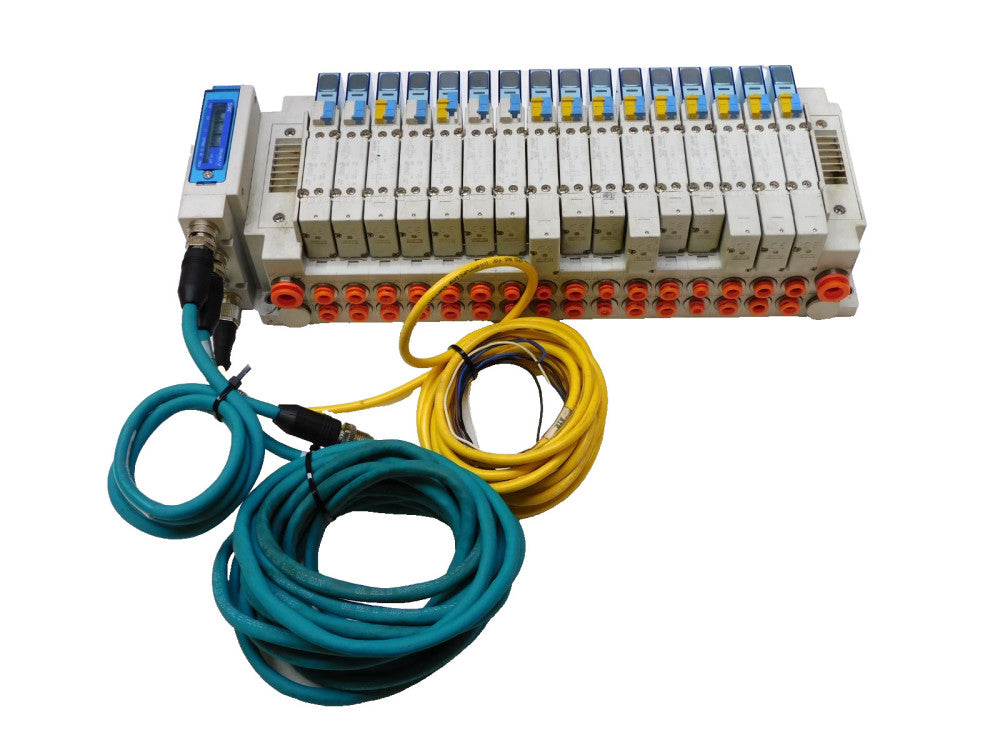 SMC Solenoid Bank EX260-SEN1 5) SY5100T-5NZF1 6) SY5200T-5NZF1 5) SY5300T-5NZF1