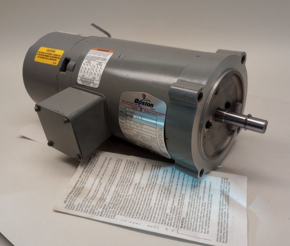 Boston Gear FUTB-B Electric Motor 34L08-97-B 0.5hp 208-230/460 Brake 104816101BP