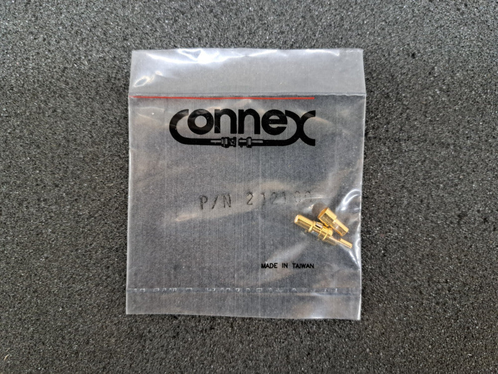 New, Connex, 212101, Straight, Crimp, Plug, 50 Ohm, Sold as lots of 5pcs