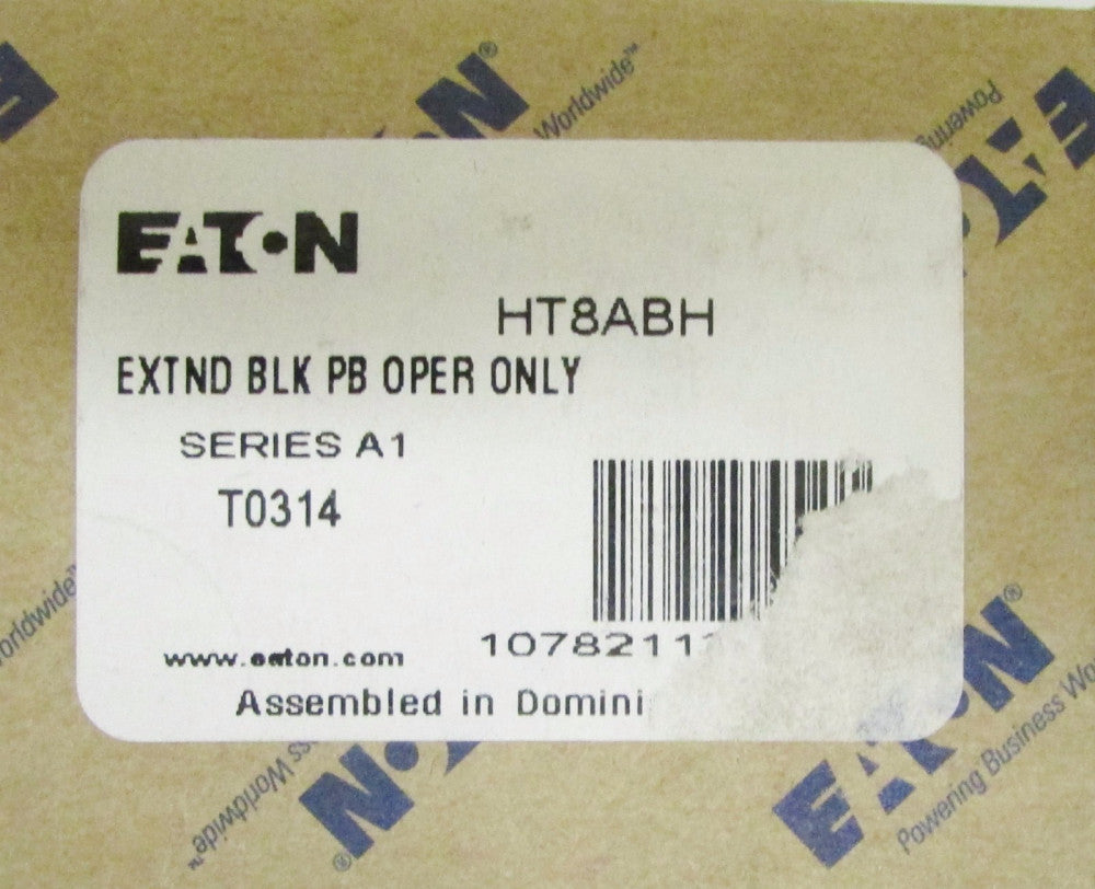 EATON CUTLER HAMMER HT8ABH Extended Black Push Button Operator