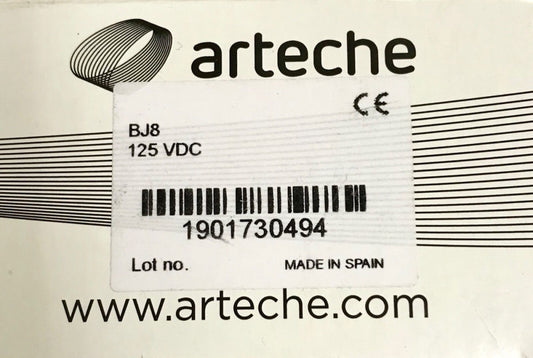 ARTECHE BJ8 125VDC Latch Relay 125v DC BJ-8