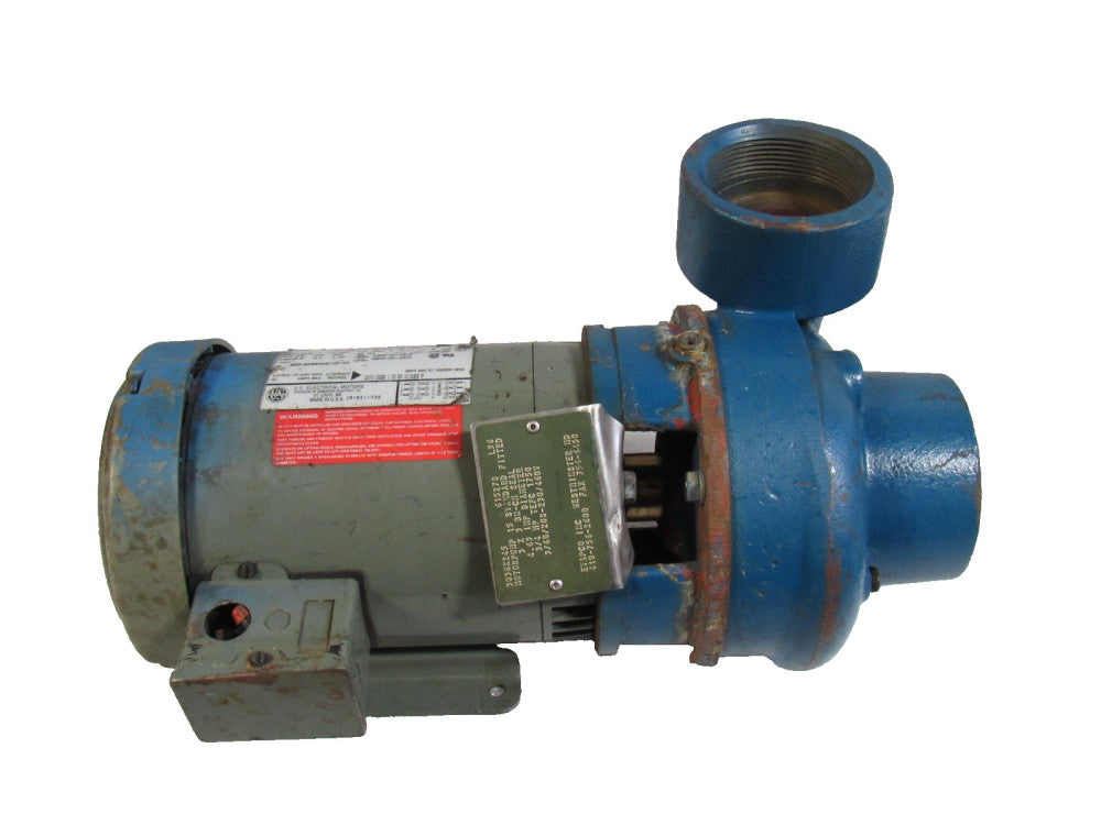 Evapco Scot Motor Pump 3036K245 615278 15SF 3X3 4.63 Imp Dia 3/4"Hp 208-230/460V