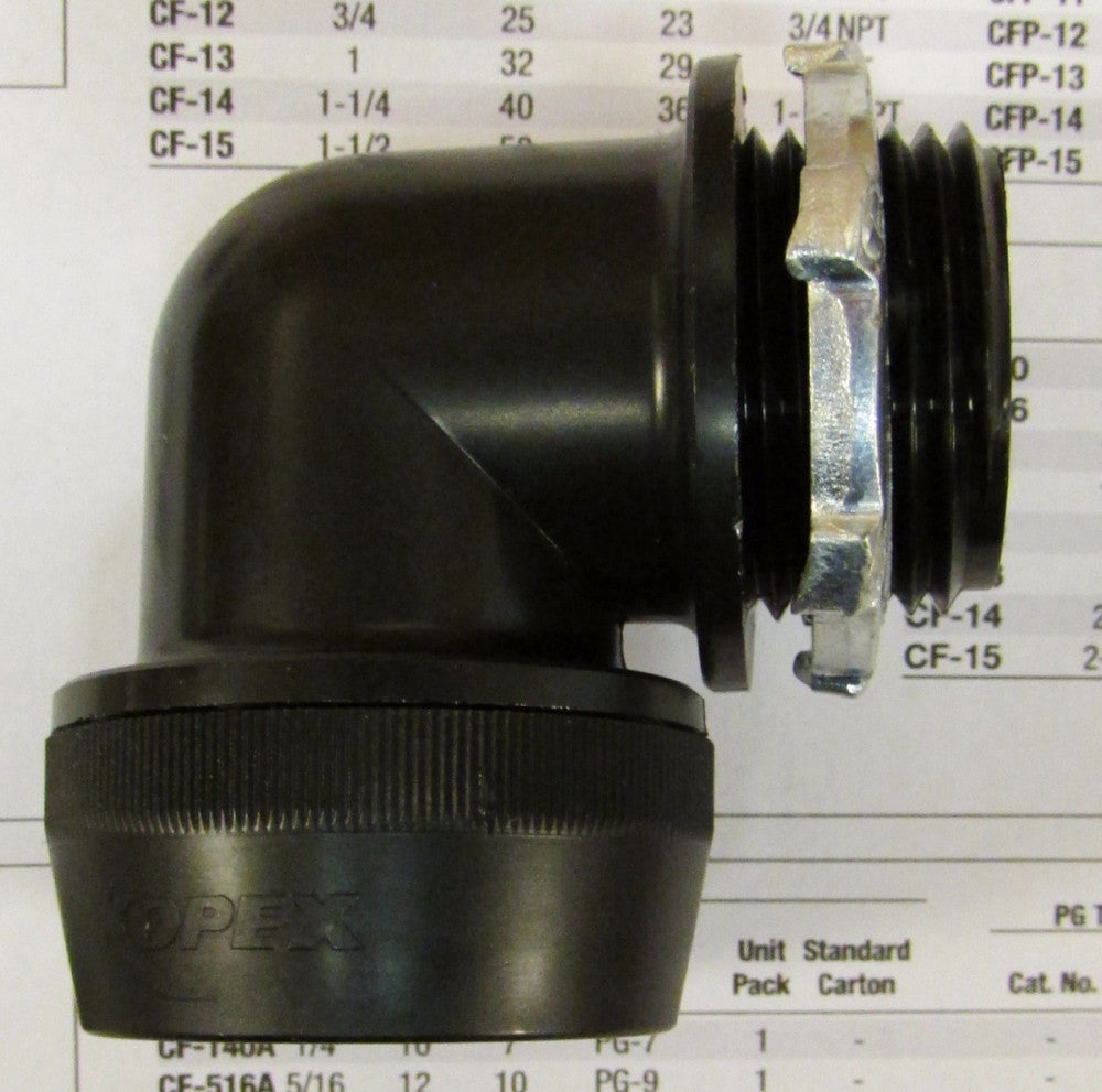 KOPEX THOMAS BETTS CF-23 Liquatite 1" NPT Right Angle Conduit Fitting CF 23 1NPT