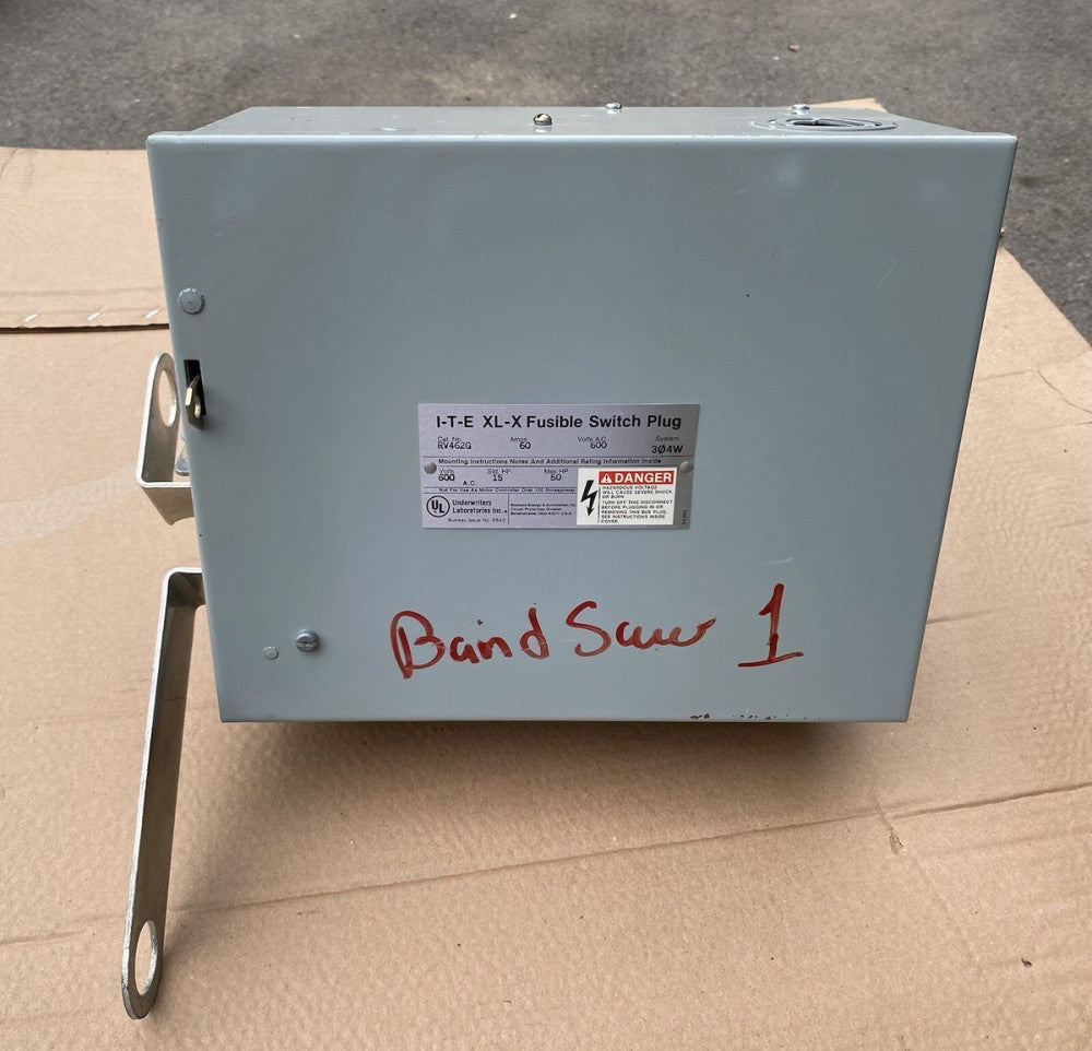 Siemens ITE RV462G XL-X Fusible Busway Switch Plug, 60 Amp 600VAC  Used
