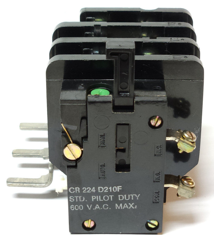 GENERAL ELECTRIC CR224D210F 600 VAC 2 Pole Thermal Overload Relay