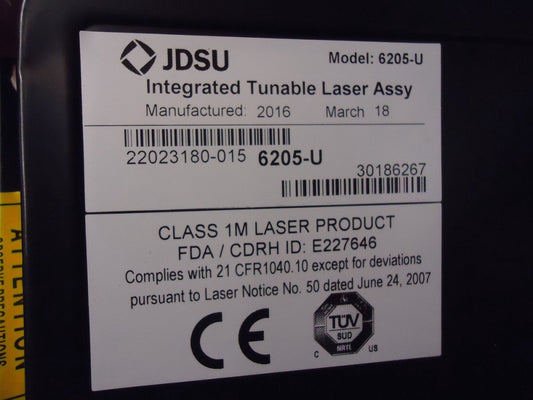 New, JDSU, 6205-U, Widely Tunable Laser Assembly