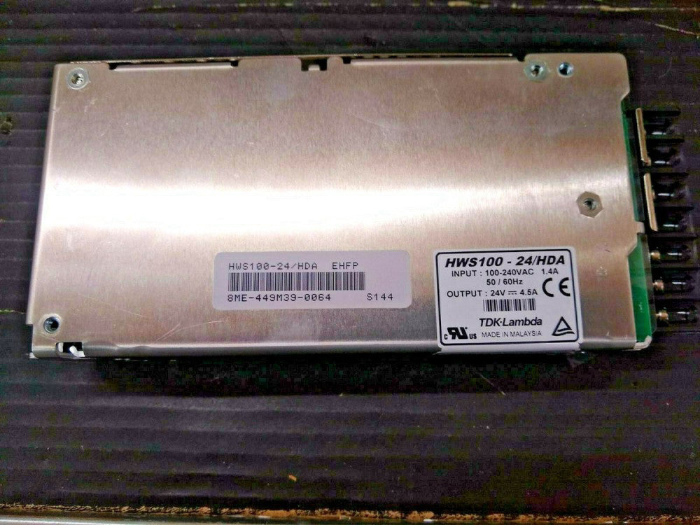 New, TDK-Lambda, HWS100-24/HDA, POWER SUPPLY, 120V AC, 24V DC, 100 WATTS