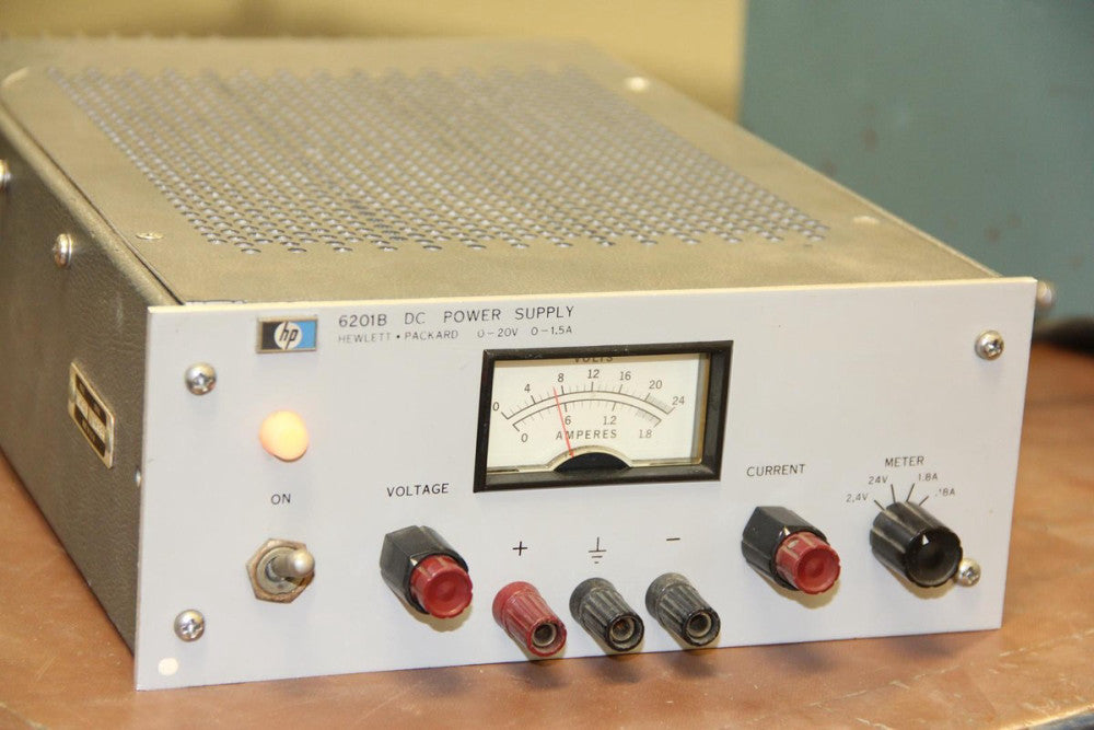 HP HEWLETT PACKARD 6201B 0-20V 0-1.5A DC Power Supply
