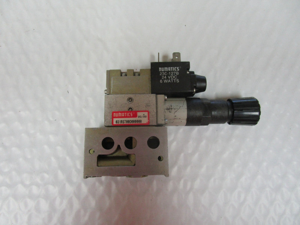 NUMATICS SOLENOID VALVE 031RS700O000000 24Vdc 1/8" NPT