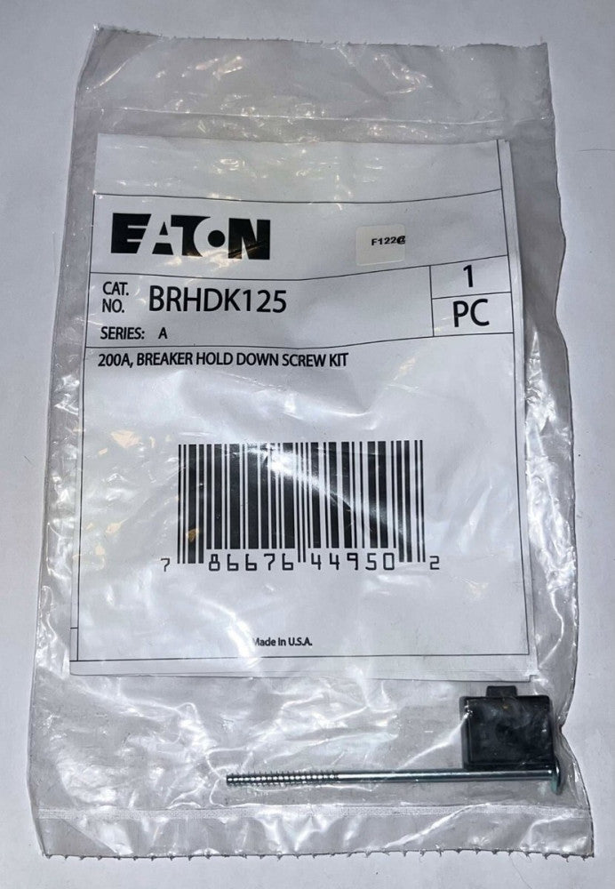 EATON CUTLER HAMMER BRHDK125 Breaker Hold Down Screw Kit Series A