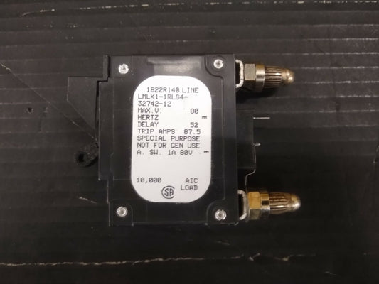 New, Airpax, LMLK1-1RLS4-32742-12, Circuit Breaker