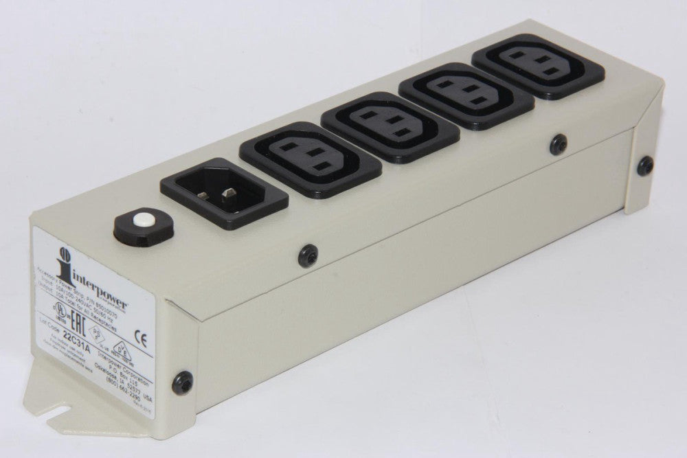 INTERPOWER CORP 85010070 4-Position Accessory Power Strip "Brand New"