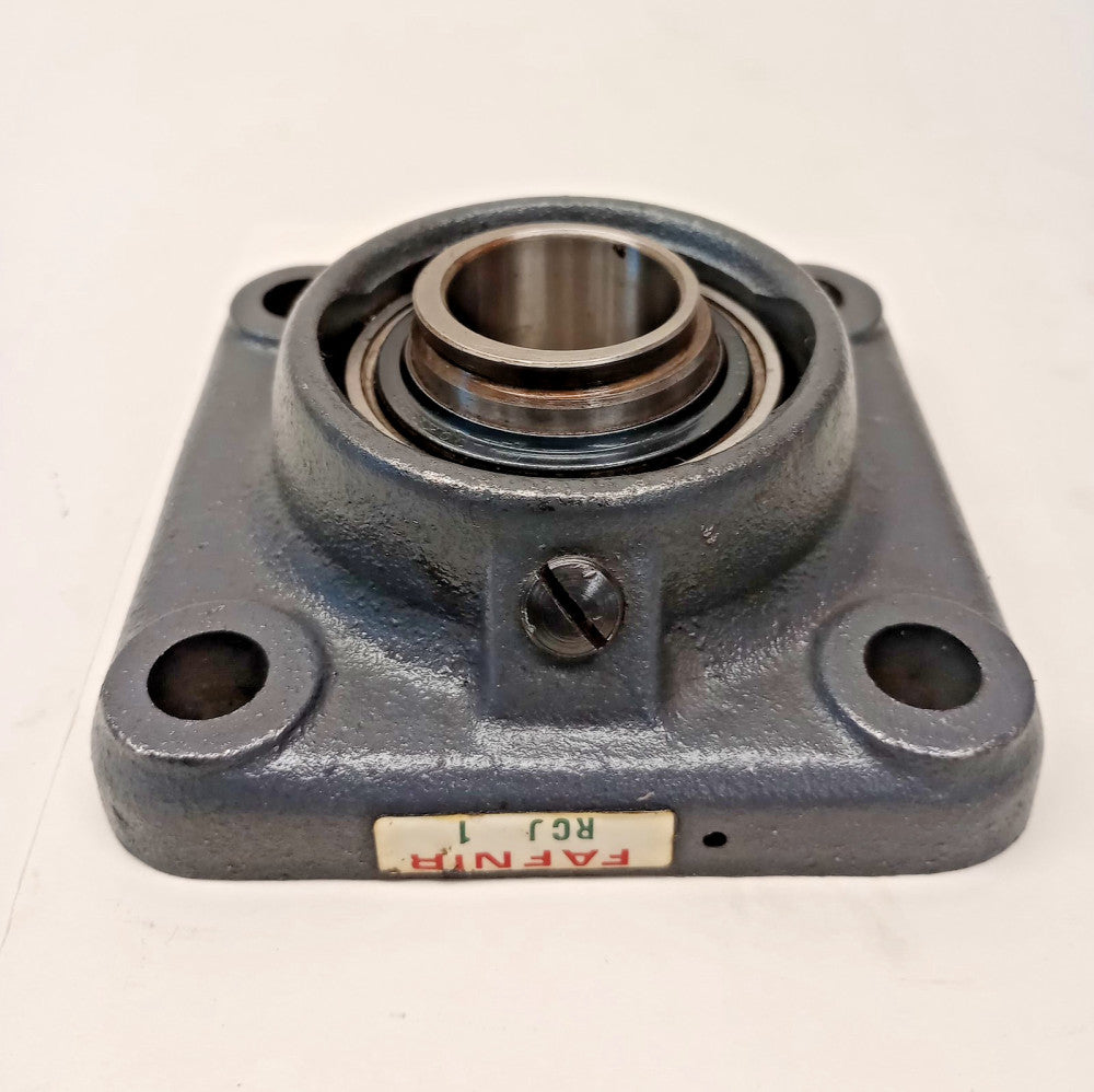Fafnir RCJ1 Used Flange Bearing 4-Bolt 1 inch bore (Missing Collar) RCJ-1 Timken