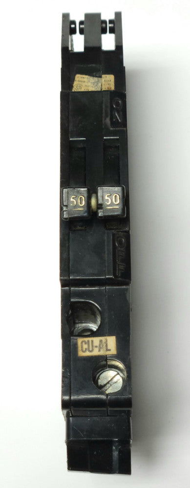 GTE SYLVANIA ZINSCO RC38-50 2 Pole 50 AMP RC38 50 Circuit Breaker 120 240 VAC