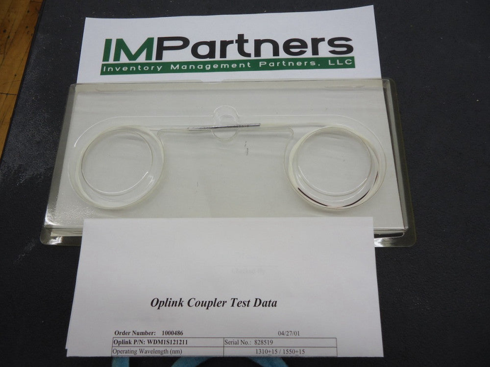 WDM1S121211, Oplink, IWT Data Import Coupler, Brand New!