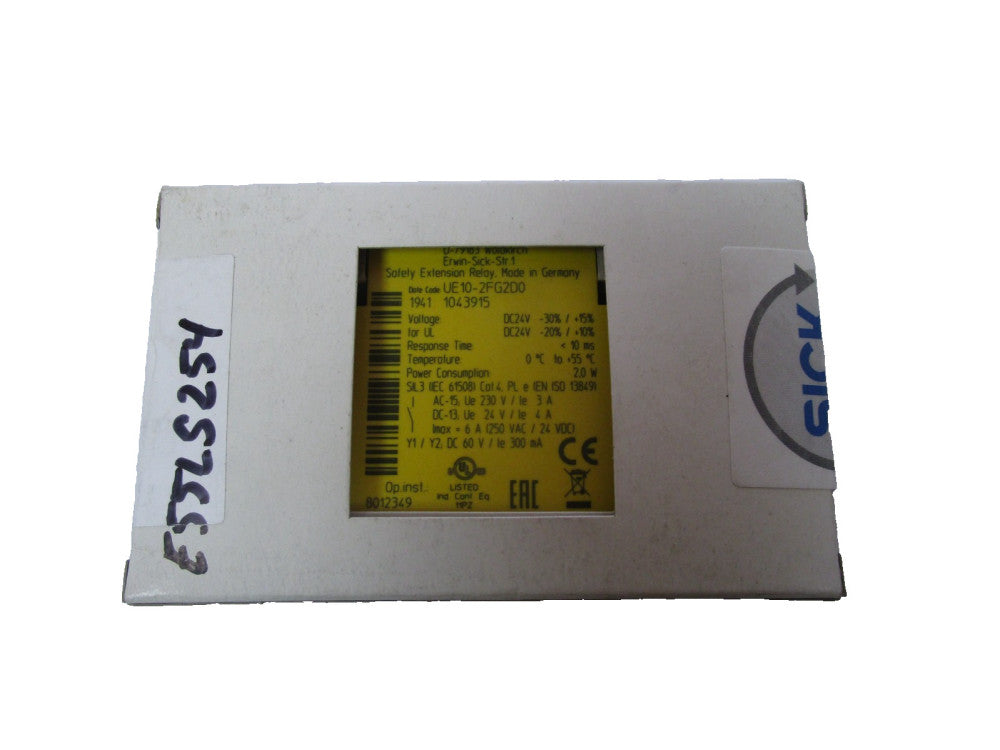 Sick 1043915 Safety Relay UE10-2FG2D0 24Vdc SEALED