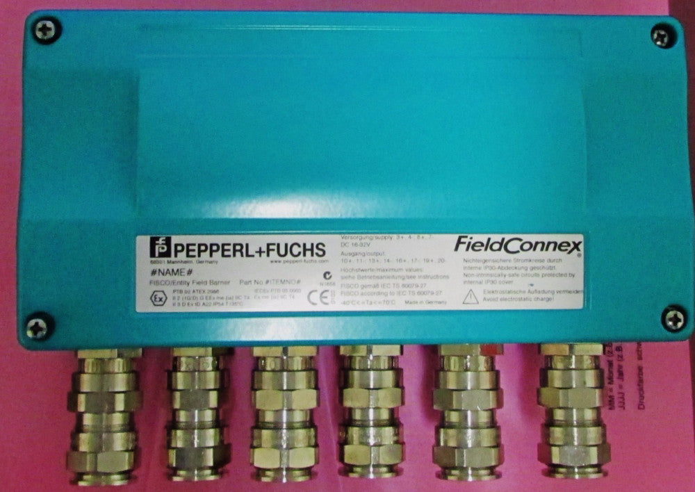 PEPPERL + FUCHS FIELD CONNEX SPDO FB Ex4 FISCO Entity Field Barrier