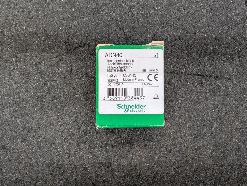 New, Schneider Electric, LADN40, TESYS AUXILIARY CONTACTS BLOCK - Lot of 2pcs