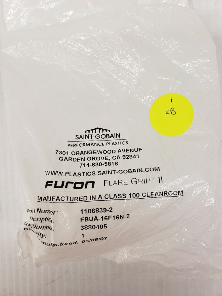 NEW, SAINT-GOBAIN, FBUA-16F16N-2, 1" Fuse Bond Adapter x 1" Flare
