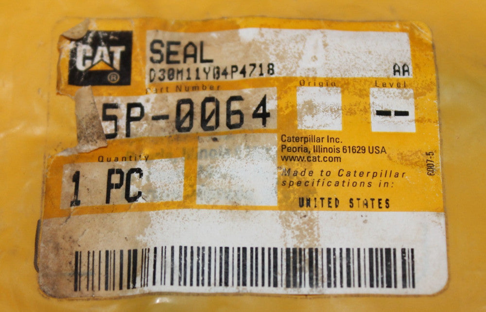 CATERPILLAR CAT 5P 0064 Seal D30M11Y04P4718