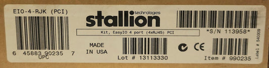 STALLION EIO IO 4 PORT 4XRJ45 RS-232 Adapter Module