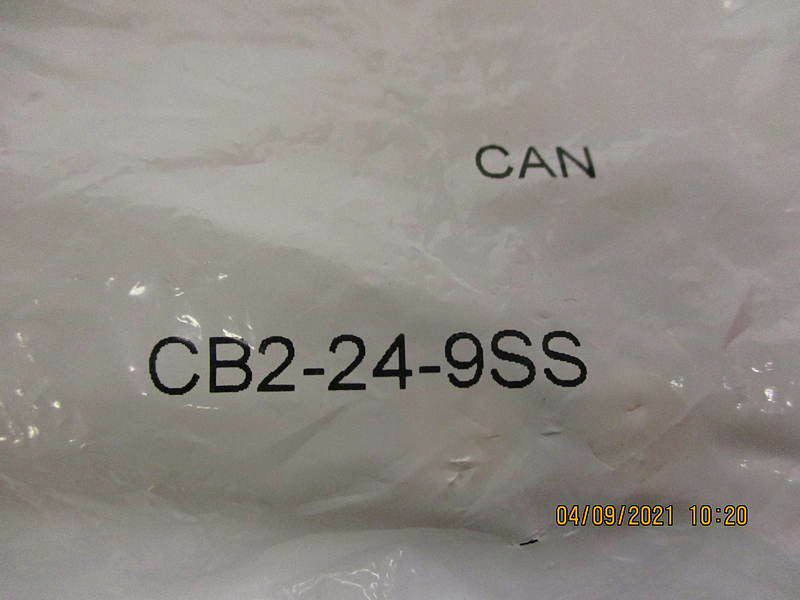 New, ITT, CB2-24-9SS, CAB 2C 2#4 SKT RECP 