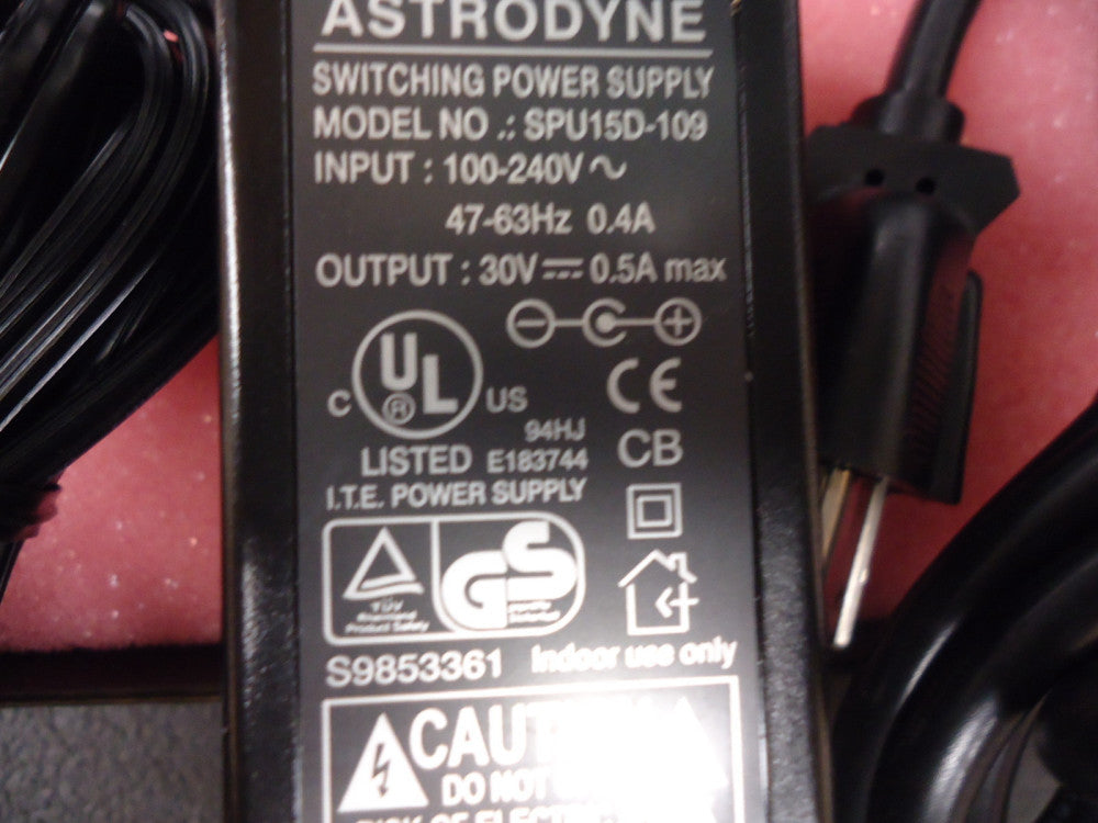 SPU15D-109 Astrodyne 15W Desktop Switching Supply Brand New!