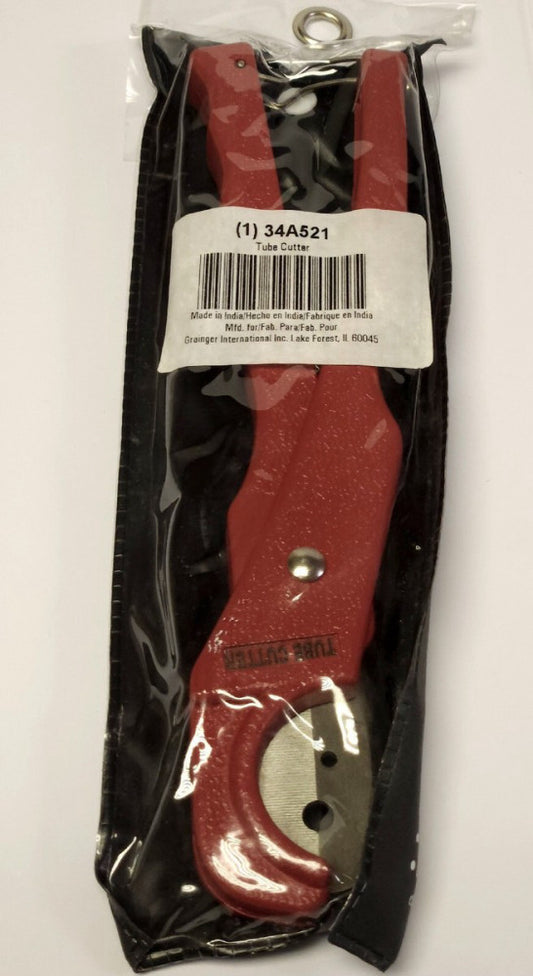 GRAINGER ZORO 34A521 Handheld Manual Tube Cutter Red