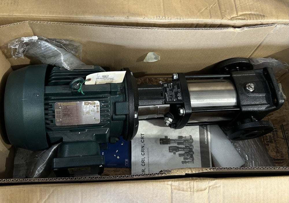 Grundfos Part #91129363, CR 5-7 A-FGJ-A-E-HQQE Multi-Stage  Pump With Motor