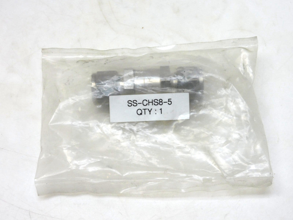 Swagelok SS-CHS8-5 Stainless Poppet Check Valve 1/2" Tube 6000Psi