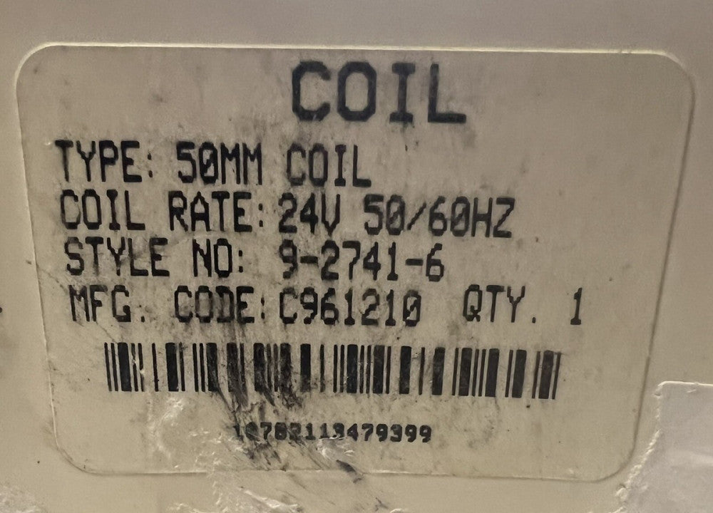 CUTLER HAMMER 9-2741-6 24V Relay Contactor Coil 9 2741 6