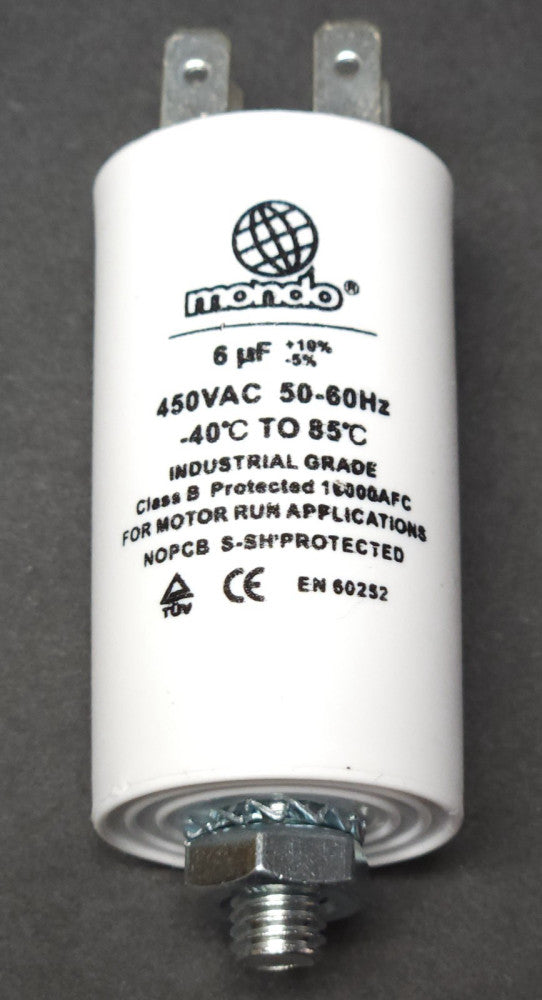 MONDO DUCATI X003K3L3PL Motor Run ENERGIA Capacitor 6μF/450V 450 VAC 6μF