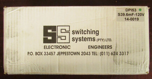 SS ELECTRONIC DPI53 Voltge Dip Proofing Inverter S39 6MF 120V 14-0019