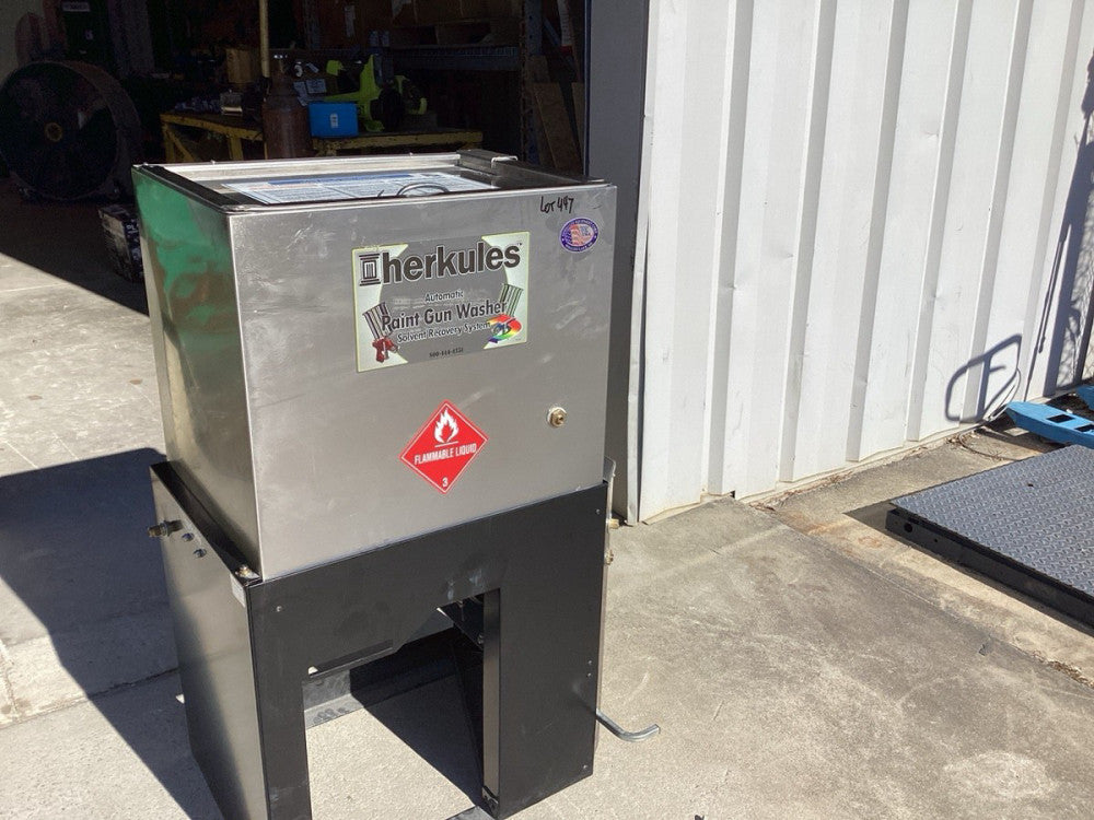 Herkules G415 Stainless Steel Paint Gun Washer & Solvent Recovery System