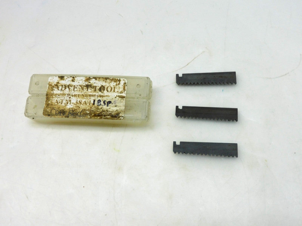 LOT OF 3 ADVENT TOOL ATM-38A11BSP SOLID CARBIDE INSERT