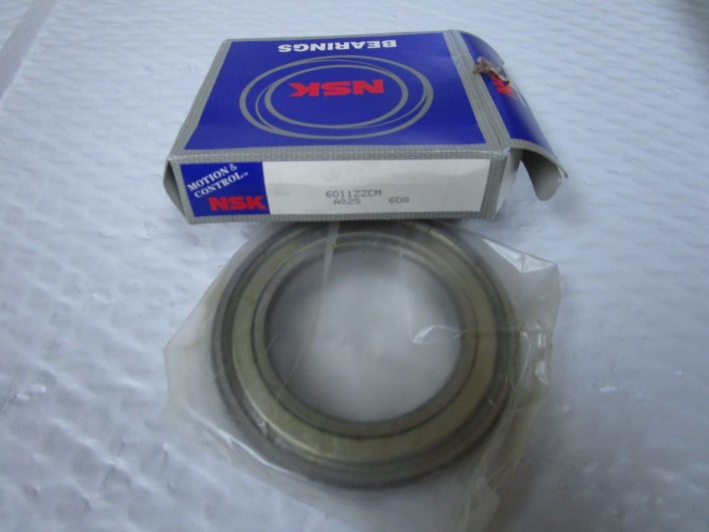 NEW NSK DEEP GROOVE BALL BEARING 6011ZZCM
