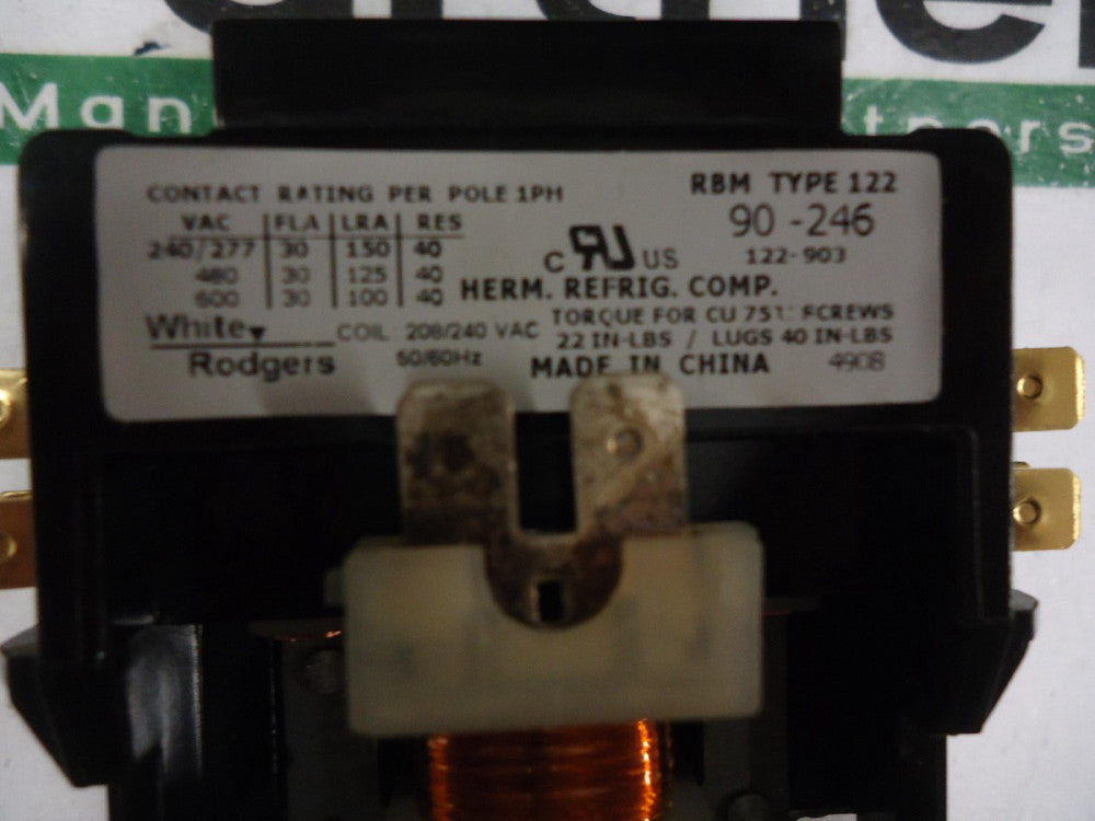 90-246, White Rodgers, AMP Contactor, USED!