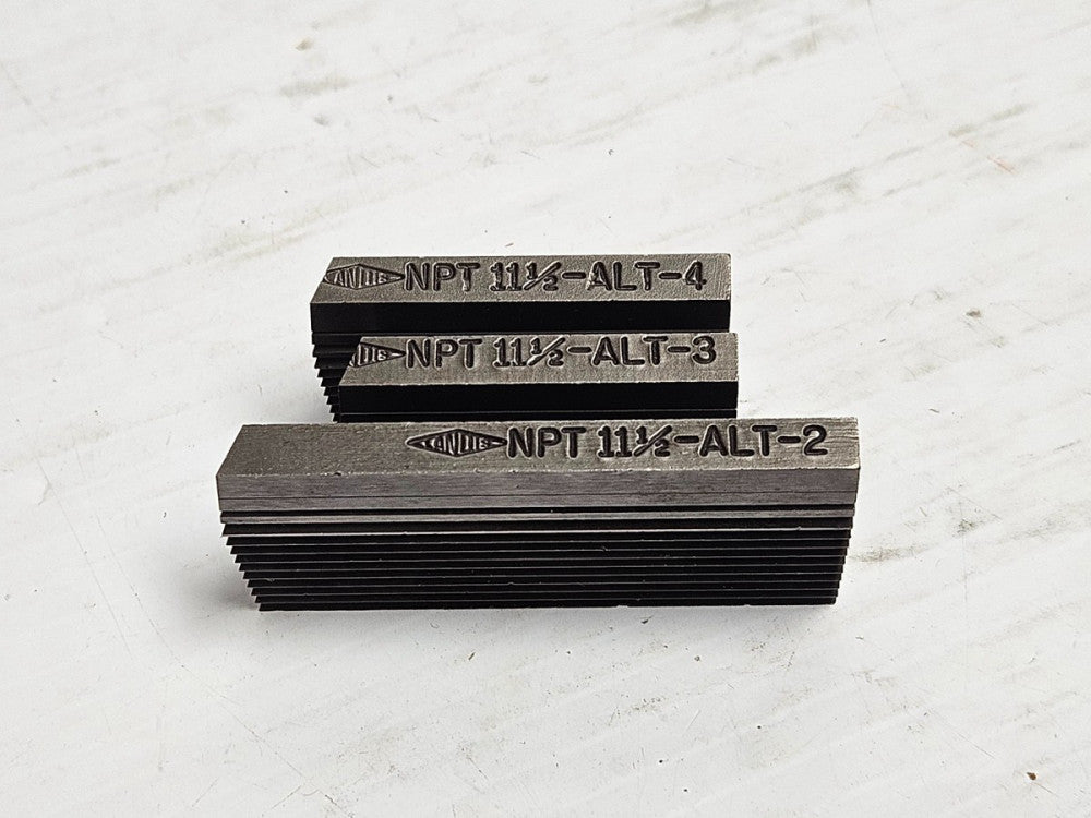3PC Landis Thread Chaser Set 11-1/2P 1-1/4" x  #2 2-1/2 , #3 1-5/8 , #4 1-3/4