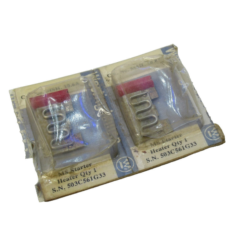 Westinghouse MSH 10.6A , 503C561G33 Heater Element (New - Lot of 2)