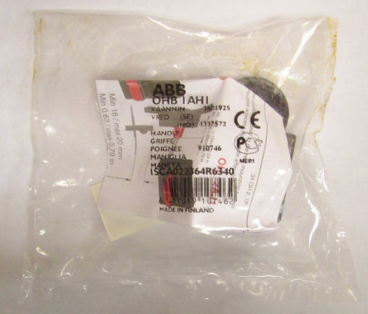 ABB OHB IAHI Black Selector OH-H Type 1 Handle OHB 1AH1 