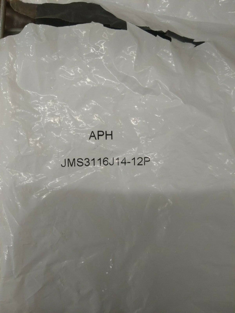 New, Amphenol, MS3116J14-12P, CONN PLUG MALE 12P GOLD SLDR CUP
