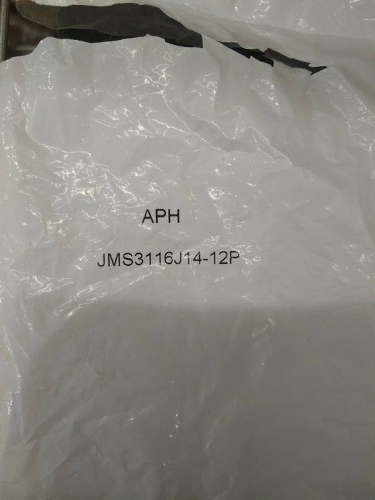 New, Amphenol, MS3116J14-12P, CONN PLUG MALE 12P GOLD SLDR CUP