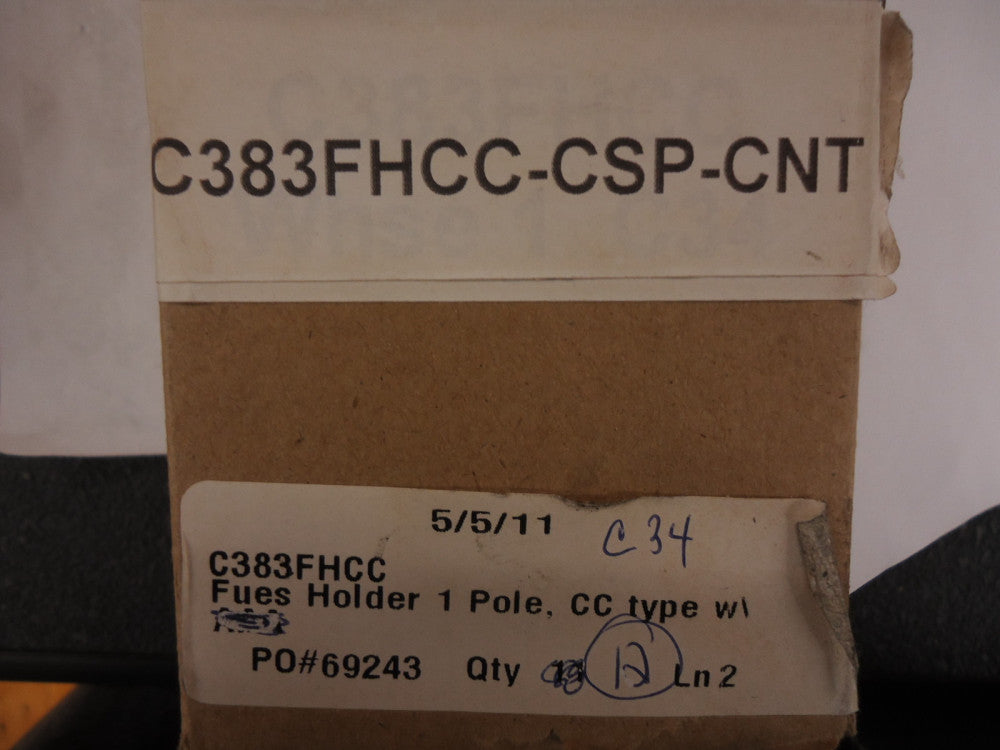C383FHCC, Eaton,  1 Pole Modular Fuse Holder For CC Fuses, BRAND NEW!