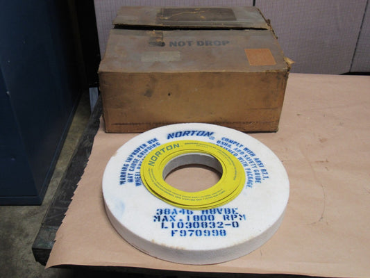 NEW LOT OF 3 NORTON GRINDING WHEEL 38A46-H8VBE L1030832-0 F970998 1800RPM