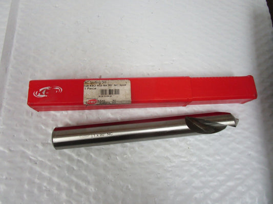 NEW KEO 32102 NC SPOTTING DRILL 1X8 KEO HSS RH 90°