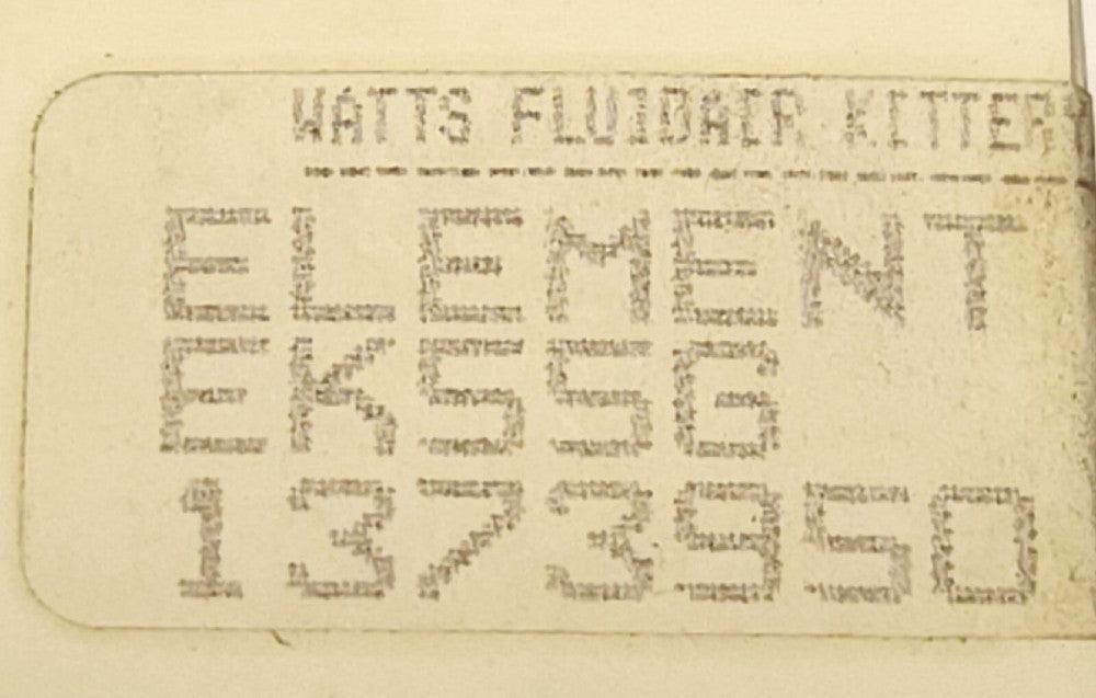 WATTS Fluidair EK55G QUBE 55 Filter Element 1373950 5 Micron