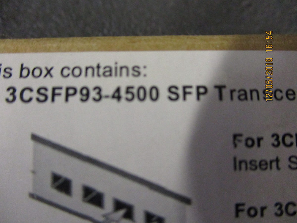 3CSFP93-4500 3Com 1000Base-T SFP transceiver BRAND NEW!
