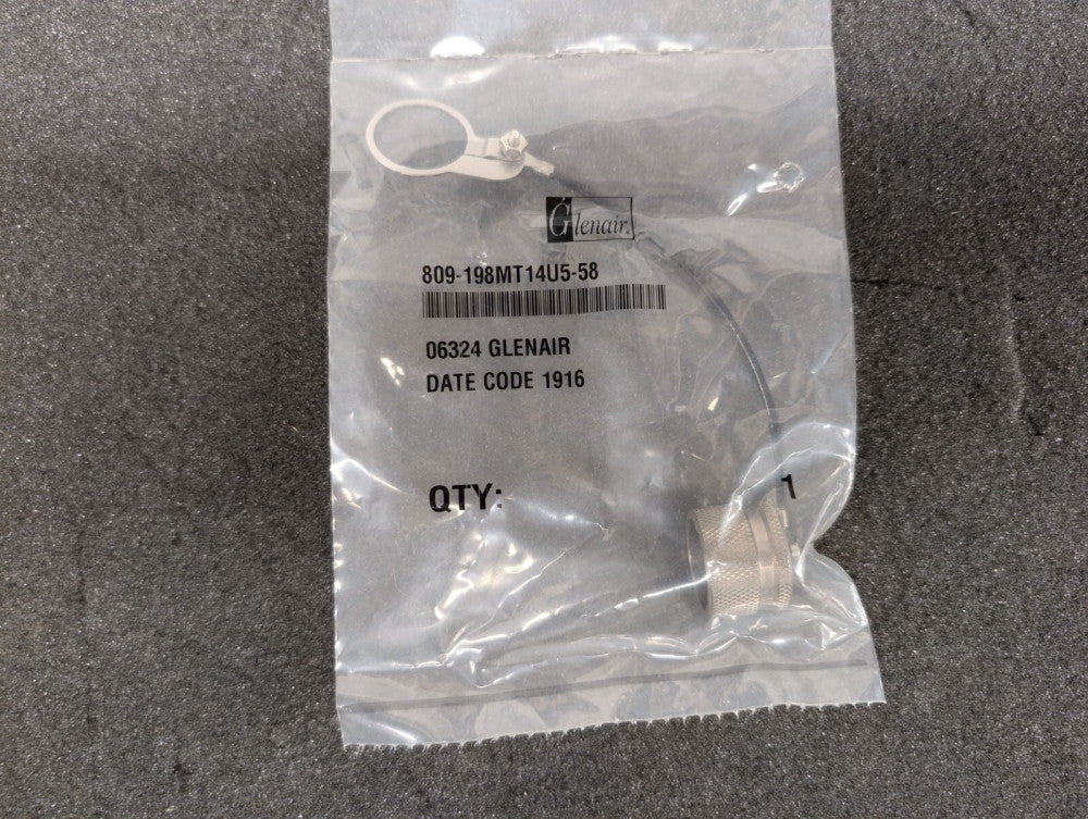 New, Glenair, 809-198MT14U5-58, CIRCULAR MIL SPEC CONNECTOR