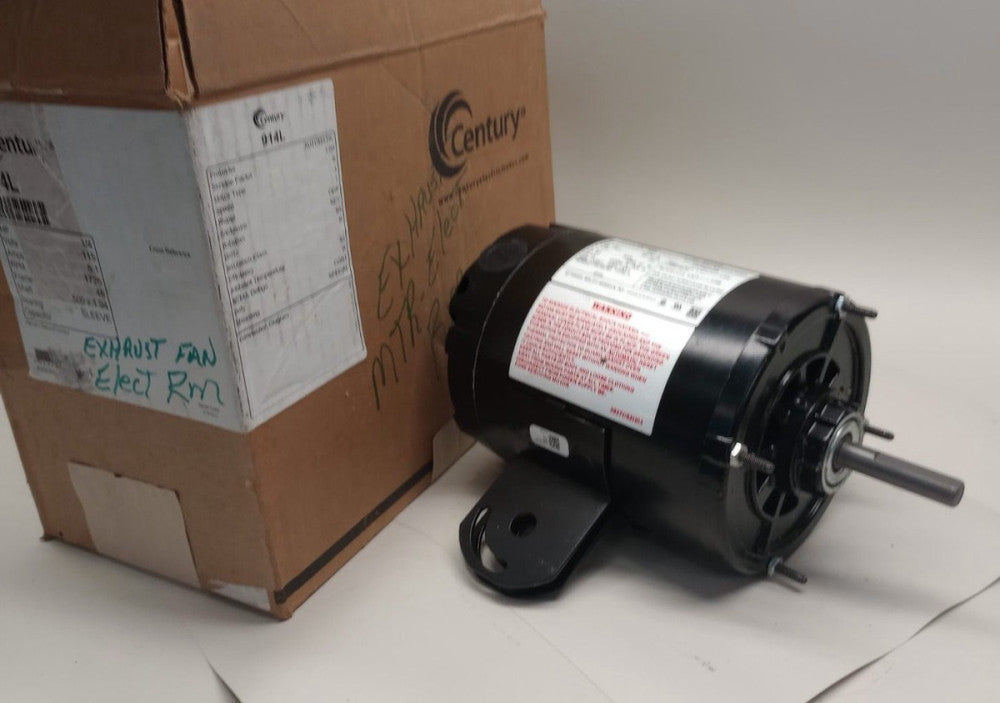 Century 914L Electric Motor S48AA66A01 1/4hp 1ph 115V 1725rpm 60hz