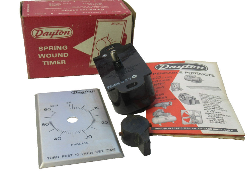 Dayton 2E270A 60min Timer With Hold Feature (New)